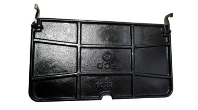 メーターBOX 蓋のみ 421x237 HCP-25-FUTA 鋳鉄 黒【日之出】の