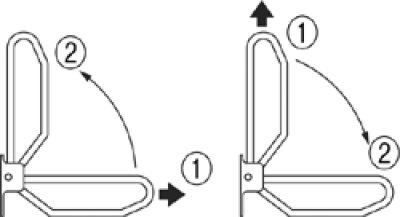 画像2: W601 サポートバー（折上式）【SANEI株式会社】 (2)