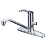 KM5081 流し台用シングルレバー式混合栓【KVK】 100ピッチ対応 KM5081 流し台用シングルレバー式混合栓【KVK】 100ピッチ対応