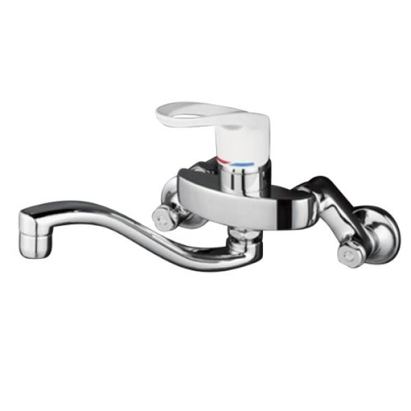 画像1: KM5000H 【KVK】 シングルレバー式混合栓（上向パイプ）    キッチン用水栓 (1)