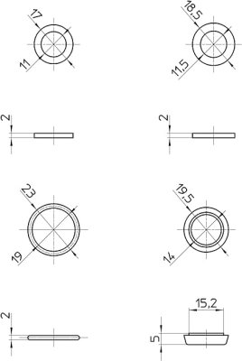 画像4: PP40-9S   ハンドシャワーパッキンセット【SANEI株式会社】 (4)