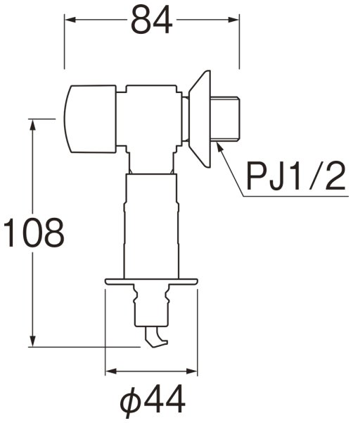 画像8: Y1433T6V【SANEI株式会社】   FB洗濯機用送り座水栓 (8)