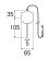 画像3: PH84-93X　トイレ用 ロータンクゴムフロート 【SANEI株式会社】 (3)