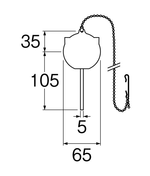 画像3: PH84-93X【SANEI株式会社】トイレ用 ロータンクゴムフロート  (3)