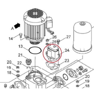 画像2: PST-2 カワエースNF2用ファインセンサー【川本ポンプ】　 (2)