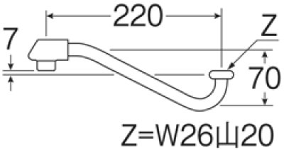 画像3: PA16D-60X-16【SANEI株式会社】断熱上向自在パイプ (3)