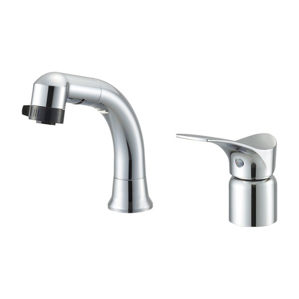 画像1: K37110E6JV【SANEI株式会社】  シングルスプレー洗面混合栓（FB）  (1)