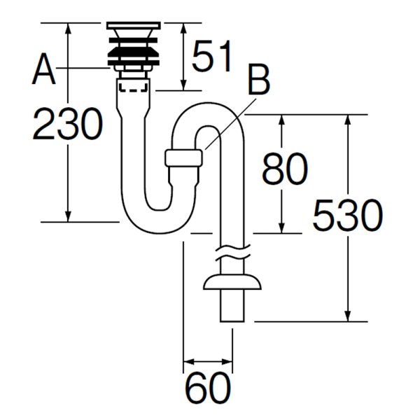 画像3: PH741-25【SANEI株式会社】PCアフレナシSトラップ  (3)