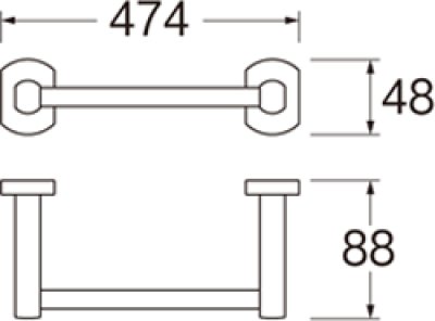 画像2: W5710 タオル掛 【SANEI株式会社】 (2)