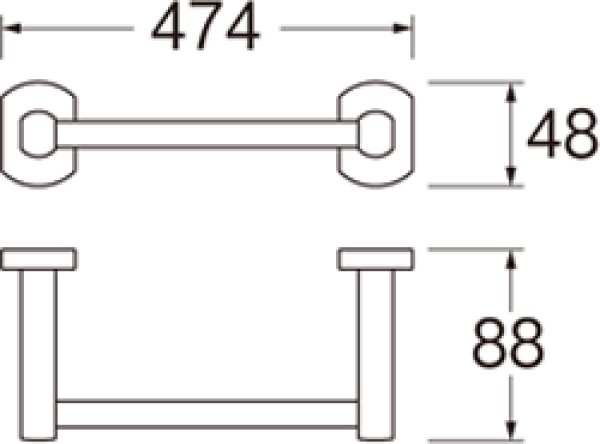 画像2: W5710【SANEI株式会社】タオル掛  (2)
