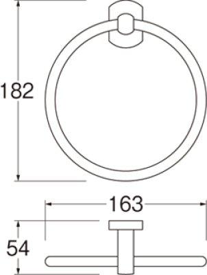 画像2: W5700  タオルリング 【SANEI株式会社】 (2)