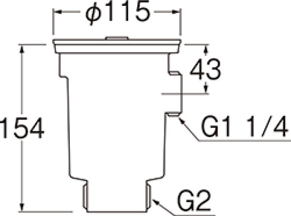 画像2: H657【SANEI株式会社】流し排水栓 (2)