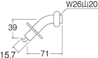 画像3: PY122-4TVX-16【SANEI株式会社】  洗濯機用L型ニップル (3)