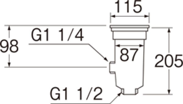 画像2: H6510【SANEI株式会社】流し排水栓 (2)