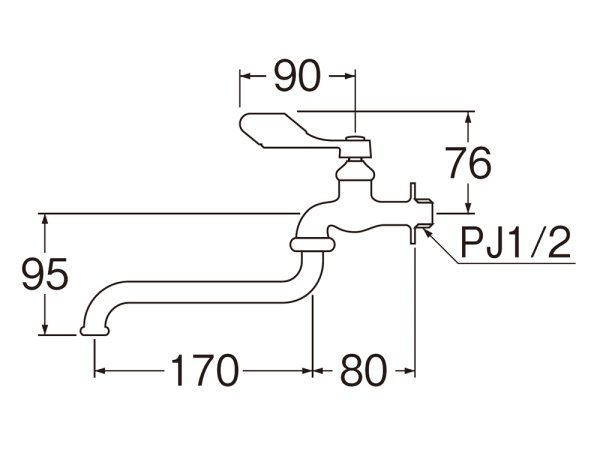 画像2: A130-13 【SANEI株式会社】  節水レバー自在水栓  (2)