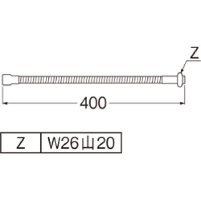 画像3: PA286G-76X4-16    節水ベンリー直パイプ 【SANEI株式会社】 (3)