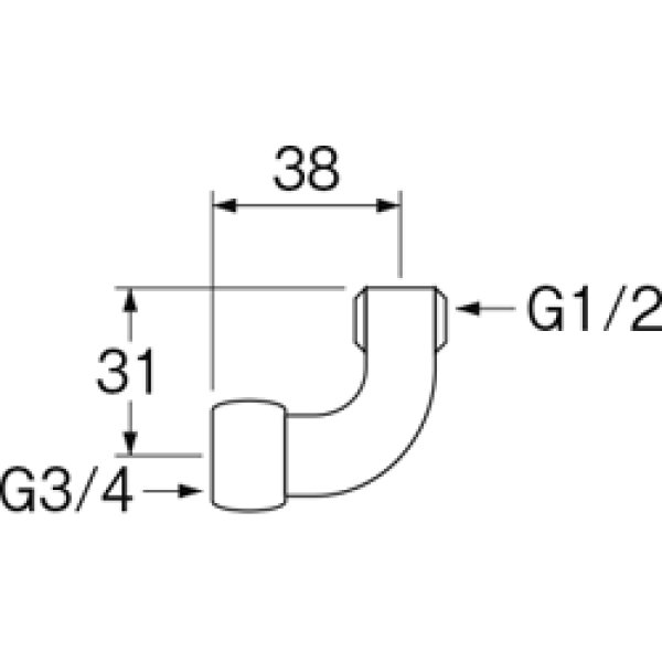 画像2: T204-1-20X13【SANEI株式会社】異径ナット付ベンリーカンエルボ  (2)