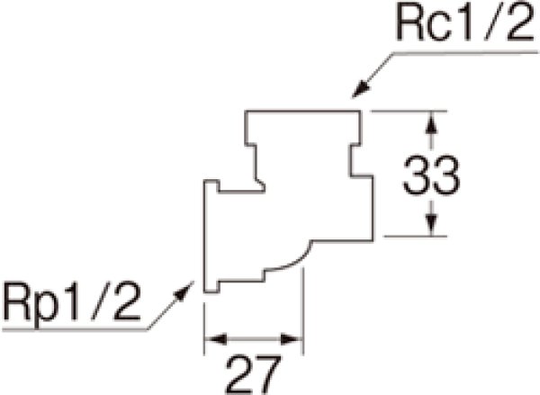 画像2: T739-1-13【SANEI株式会社】座付水栓エルボ (2)