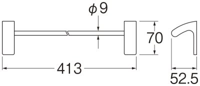 画像4: PW5750-360-D/W【SANEI株式会社】マグネットタオルバー (4)