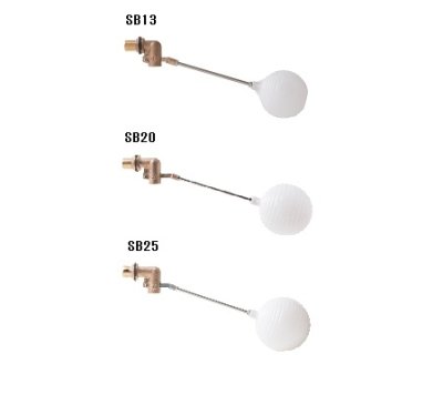 画像1: SB-T 単式ボールタップ【アイエス工業】耐熱仕様　最高使用温度100度 (1)