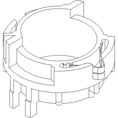 画像2: TH953031W 切替ストッパー 旧953031W 【TOTO】 (2)