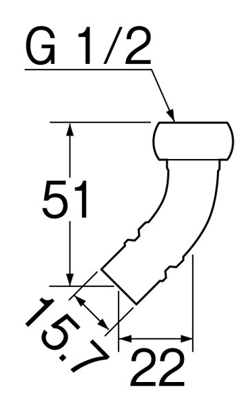 画像3: PT333-13【SANEI株式会社】　洗濯機用L型ニップル (3)