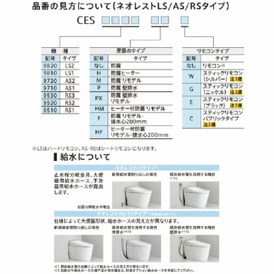 画像5: CES9710  ネオレストAS1 ウォシュレット一体形便器 床排水200mm 隠蔽給水 ホワイト 【TOTO】 (5)