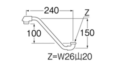 画像3: PA16D-60X2-16  断熱上向自在パイプ【SANEI株式会社】 (3)