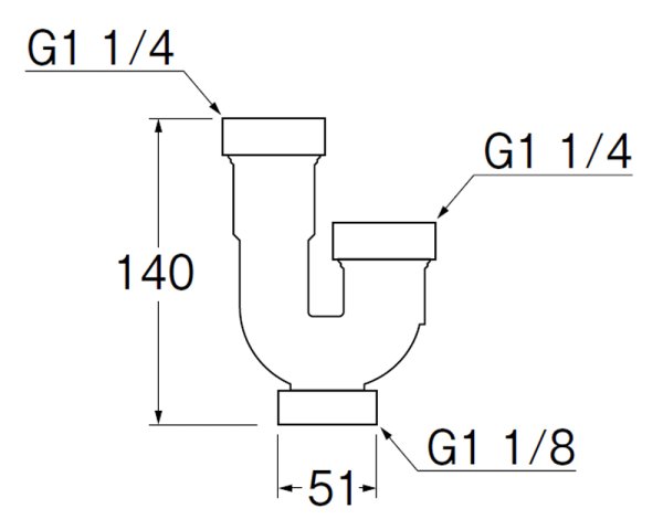 画像3: PH770-67-32【SANEI株式会社】U管 (3)