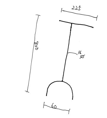 画像2: EN-MATER    止水栓キー（直）U型 　225mm×800mm×60mm　【納期３週間】 ENILNO エニルノ (2)