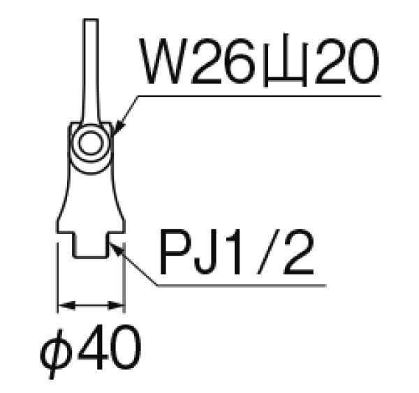画像2: A5311F-13【SANEI株式会社】厨房用立形自在水栓  【共用形】 (2)