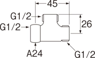 画像2: T6-6XG-13   片ナットベンリーカンチーズ 【SANEI株式会社】 (2)