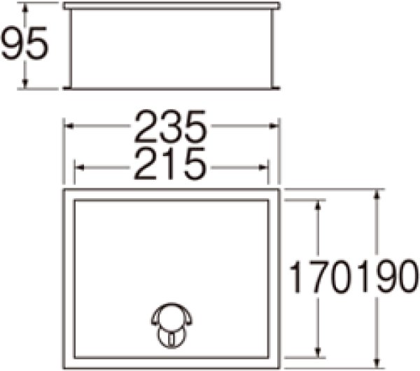 画像2: R81-6【SANEI株式会社】カギ付散水栓ボックス（床面用） (2)