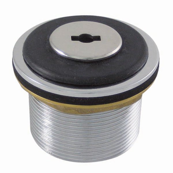 画像1: M247GWK  40 外ネジ二重フタ共栓　鍵式　【ミヤコ株式会社】 (1)