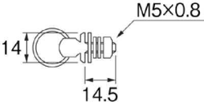 画像2: U20-392  バス用ヒートン 【SANEI株式会社】 (2)