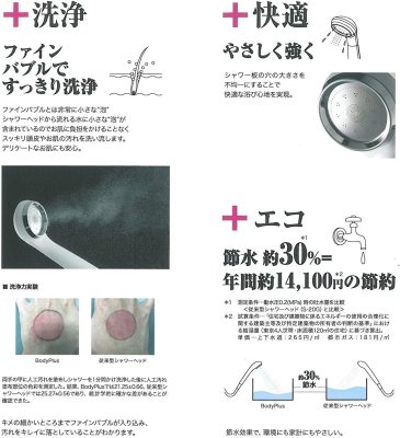 画像3: Body Plus  ファインバルブシャワー【 ミズタニバルブ】 (3)