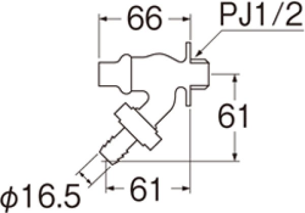 画像2: Y86J-13 【SANEI株式会社】 共用散水栓  (2)
