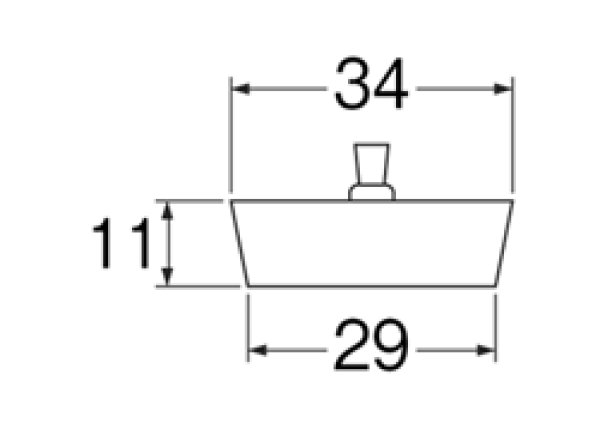 画像3: PH28 34-D【SANEI株式会社】   洗面用クサリ付ゴム栓 (3)