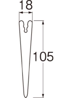 画像2: ECXH13-410-ZA【SANEI株式会社】アンカーペグ (2)