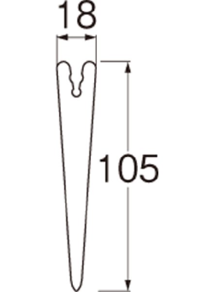画像2: ECXH13-410-ZA【SANEI株式会社】アンカーペグ (2)