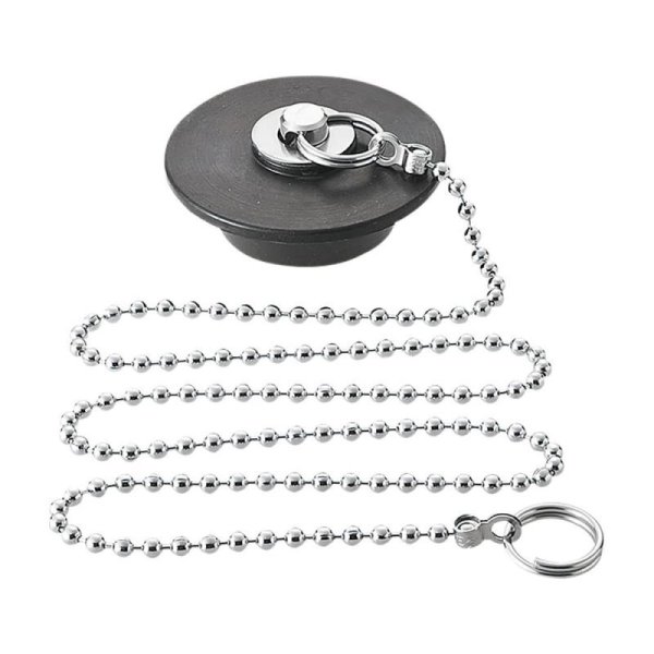 画像1: PH271【SANEI株式会社】   バス用万能鎖付きゴム栓 (1)