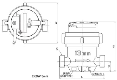 画像3: EKDA型　13型　接線流羽根車式【金門製作所】　 (3)