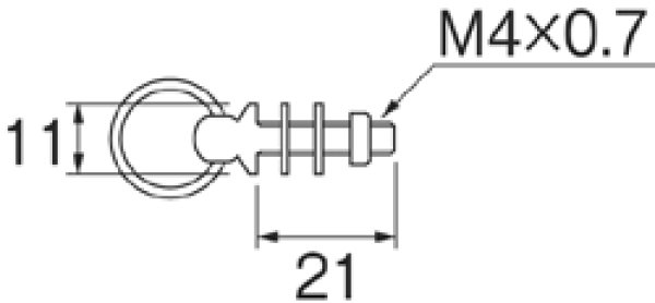 画像2: U20-391【SANEI株式会社】 洗面用ヒートン  (2)