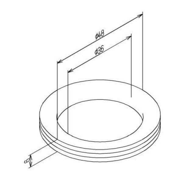 画像1: TH91228E　パッキン【TOTO】 (1)