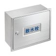 画像1: R81-3K-190X235【SANEI株式会社】カギ付散水栓ボックス（壁面用） (1)