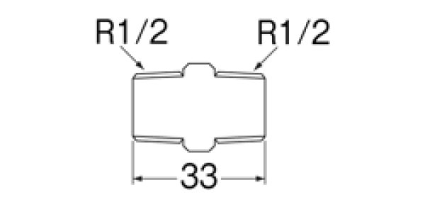 画像2: T70-13【SANEI株式会社】　 ニップル（クロム） (2)