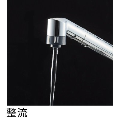 画像3: K6711MEV-13【SANEI株式会社】   シングル台付切替シャワー混合栓  ★203ピッチ★ (3)