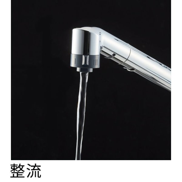 画像3: K6711MEV-13【SANEI株式会社】   シングル台付切替シャワー混合栓  ★203ピッチ★ (3)