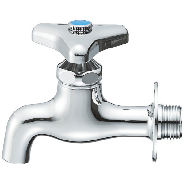 画像1: Y10J-13/20/25  【SANEI株式会社】 横水栓（固定コマ仕様）［共用形］ (1)