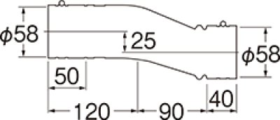 画像2: H6421C-50X250   パン排水フレキ  【SANEI株式会社】  (2)